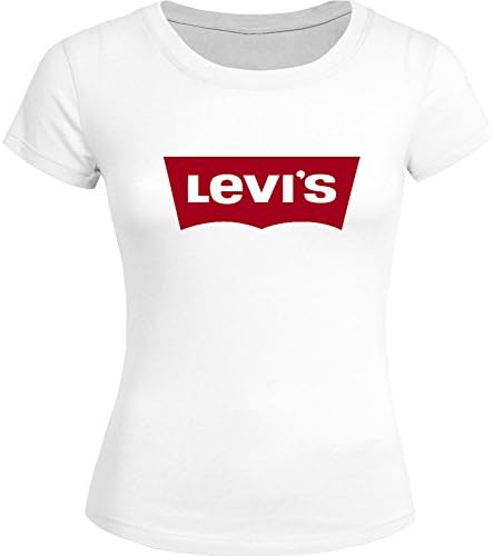 Levi's Batwing For Women's Printed Tee Tshirt Large White