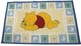 Disney Winnie the Pooh Sleeping 22x35 Rug , Blue