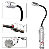 Laser Pointer & LED Flexible Book/Tool Light