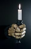 Kerzenleuchter Wandleuchter als Hand links