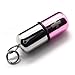 KONOV Stainless Steel Pill Cross Womens Necklace Pendant, Pink Silver, 24 inch Chain