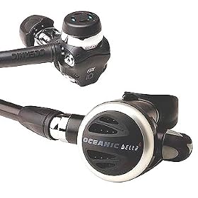 Oceanic Delta 4 1st and 2nd Stage Balanced Nitrox Regulator with DVT for Scuba Diving Dive Gear Authorized Dealer Full Warranty