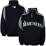 MLB Majestic Seattle Mariners Toddler Elevation Full Zip Jacket - Navy Blue (2T)