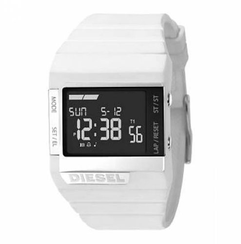 Diesel Watches White Color Domination Digi