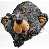 Cute Black Bear Figurine Shelf-Sitter Decoration 6.25 Set Of 2 by Bear Shelf Sitting Decorative
