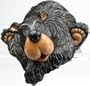 Cute Black Bear Figurine Shelf-Sitter Decoration 6.25" Set Of 2