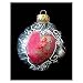 Valentine Treasure Design - Hand Painted - Heavy Glass Ornament - 3.25 inch diameter