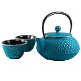 Honeycomb Turquoise Tetsubin Tea Set