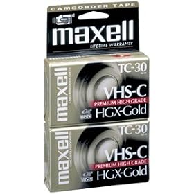 Maxell HGX-Gold Camcorder Video Cassette (2-Pack) by Maxell