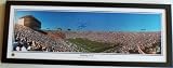 Joe Theismann Autographed Notre Dame Irish 13.5x39 inch Stadium Panoramic Print - CUSTOM FRAMED