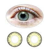 Gold Lenses Golden Angel Costume from BIONORA including Lens Case