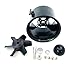 JFtech 6-Blade 70mm Duct Fan Unit Propeller Kit Set for RC Ducted Fan EDF Jet AirPlane Aircraft