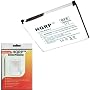 HQRP Replacement Li-ion Battery for HP iPAQ rx3715 rx3115 3715 3115 hx2415 2495 2750 2755 2795 plus HQRP Universal Screen Protector