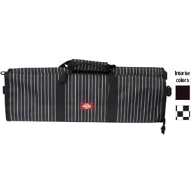 <b>Dickies 6921-977 Black / White Stripe 12 Pocket Deluxe Knife Bag</b>