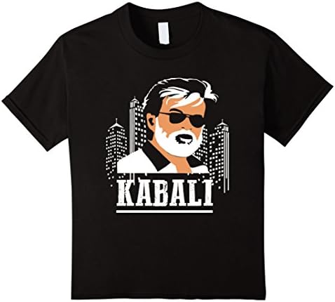 Kids Kabali Movie Rajinikanth T shirt - Fan Made 6 Black