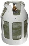 Lite Cylinder LC-25-00 Composite See-Through Propane Tank, 7.56 Gallons Capacity, White