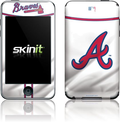 Skinit Atlanta Braves Home Jersey Vinyl Skin for iPod Touch (2nd & 3rd Gen)