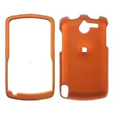 Premium - Pantech c790 Leather Honey Orange - Faceplate - Case - Snap On -  ....