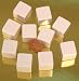 Dice, blank-pack of 10 x 25mm. diameter.00542