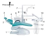 Dental Chair Stool Equipment Unit PC-5000U, Orange