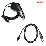 Nokia E71 Combo Rapid Car Charger + USB Data Charge Sync Cable for Nokia E7 ....