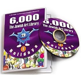 Jewish Art Library - Holidays I - 6,000 Professional Jewish Holiday Clipart Graphics (MAC) by