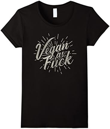 Women's Vegan As F*ck Medium Black