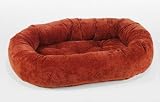 Bowser Donut Bed- Cherry Bones Microvelvet- Extra Large