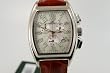 Adee Kaye F. Mueler Style Chronograph Bankers Watch W/ White Dial