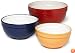 DII Set of 3 Vintage Lattice Ceramic Mixing Bowl - Mixed Sizes