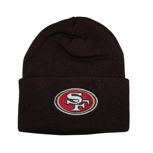 San Francisco 49ers Classic Cuffed Knit Hat in Black