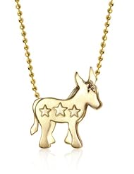 Alex Woo "Little Activist" Donkey Pendant Necklace