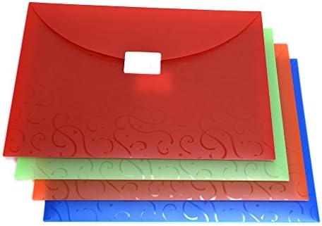 Imanr Opaque Envelope Folder,4 Pack FC Size