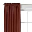 Peach Skin Tailored Window Panel - Crimson (42x84")