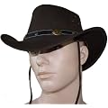 Jagdhut J�gerhut lederhut Hut aus Leder Hunting cap Freizeithut Braun