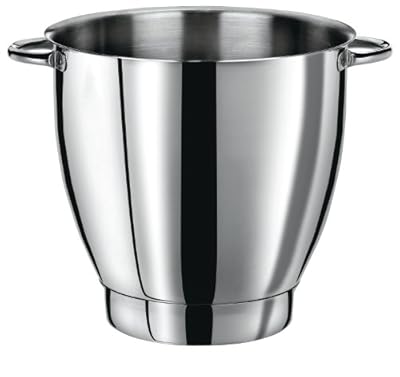 Waring Commercial WSM7BL Stainless Steel Stand Mixer Bowl with Carrying Handles