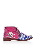 Neefs Botines de cordones (Rosa / Azul)