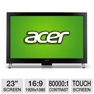 Acer T231H BMID 23-Inch Ergonomic Multi-Touch Display Monitor