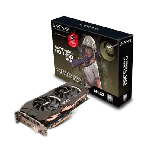 Sapphire Radeon HD 7950 3GB DDR5 HDMI / DVI-I / Dual Mini DP with Boost PCI-Express Graphics Card 11196-16-20G On Sale