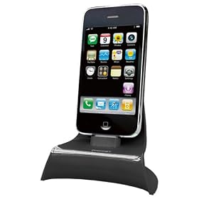 KONNET Reflex Dock Reflex Sound & Charging Dock / Cradle / Stand for iPhone, iPhone 3G, iPhone 3GS and iPod (Black)
