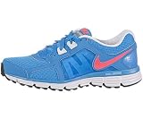 Nike Women's NIKE WMNS DUAL FUSION ST 2 RUNNING SHOES 6 (BLUE GLOW/SOLAR RED/WHITE)