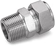 Ham-Let Stainless Steel 316 Let-Lok Compression Fitting, Adapter, NPT Male x Tube OD