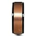 Raised Brushed Rose Gold Center Tungsten Carbide Ring with Polished Step Edges 8mm