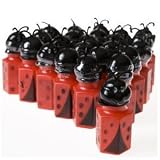 Plastic Ladybug Bubble Bottles (24 pc)