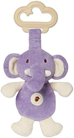 Purple Elephant Sensory Eco Baby Teether by My Natural