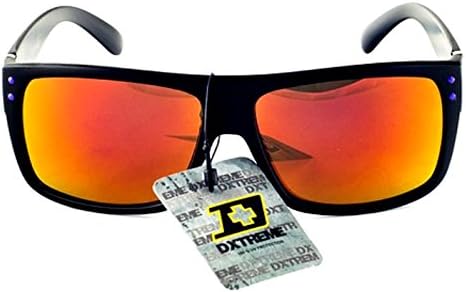 Wayfarer Sunglasses Classic 80's Vintage Style Design (Dxtreme Revo Purple Trim)