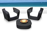 3 Pc Mia All Weather Resin Wicker Lounge Chair Set Patio Furniture 41Y%2Bd6rOG4L. SL160 3 Pc Mia All Weather Resin Wicker Lounge Chair Set Patio Furniture