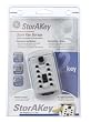 Ge Security/Supra Keysafe Slim Lock Box 1004 Key Cabinet, Assorted Colors