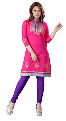 Indian Tunic Top Womens Cotton Long Kurti Blouse India Clothes