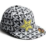 Answer Racing Rockstar Star Tooth Fitted Hat - Small/Medium/White